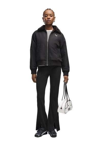 694028-01 Puma Her Rib Flared Leggings Kadın Eşofman Altı Siyah 694028-01