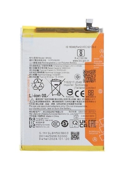 Xiaomi Redmi 13c Bn5q Uyumlu Batarya