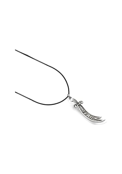 Oya Silver Ya Ali Yazılı Karartma Gümüş Zülfikar Kolye Ucu 4.7x1.1cm Oyot339