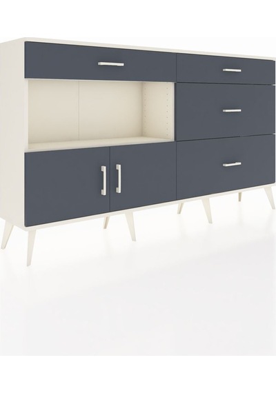 Arges Konsol Tek Raflı 4 Çekmeceli 2 Kapaklı 176x30x99 Aytaşı-ant Aytaşı-antrasit Arges Konsol Tek Raflı 4 Çekmeceli 2 Kapaklı 176x30x99 Aytaşı-ant Aytaşı-antrasit
