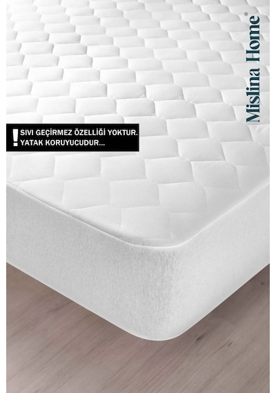 Mislina Home Kapitone Eko Fitted Full Kenar Tek - Çift Kişilik Bebek Yatak Koruyucu