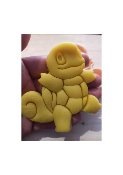 Carapuce Pokemon Kurabiye Kalıbı Tek Parça Gıdaya Uygundur Diğer