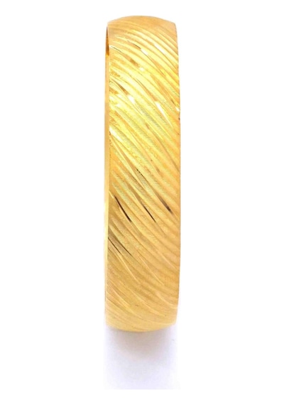 Altın Kaplama 1.5 Cm Yan Cizgili Bilezik Blz-1244 Altın