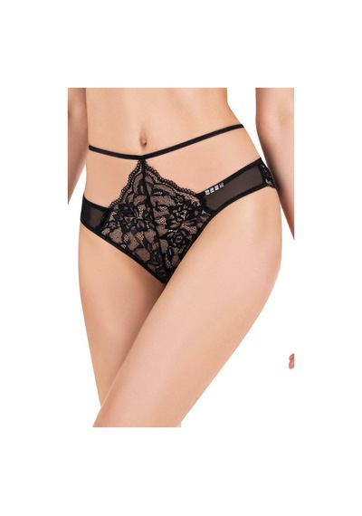 X Lady Siyah Dantelli Kadın Külot 1649 001