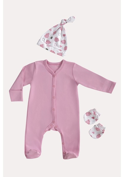 Mama Padre Elefante Yenidoğan Mini Set - 3 Parça Renkli - 861046936 Renkli