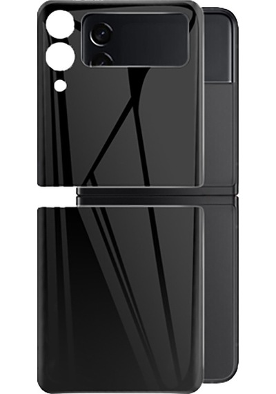Samsung Galaxy Uyumlu Z Flip 4 Tam Kapatan Alt Ve Üst İçin Arka Ekran Koruyucu Tamperli Cam Koruma 3d Side 2in1