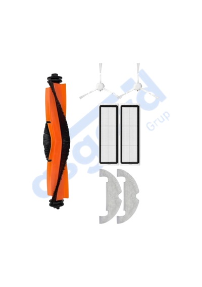 Dreame D10 Plus D10s Plus D10 Plus Gen 2 Uyumlu 1 Ana Fırça 2 Yan Fırça 2 Filtre 2 Mop Pkt-iasgf0001379