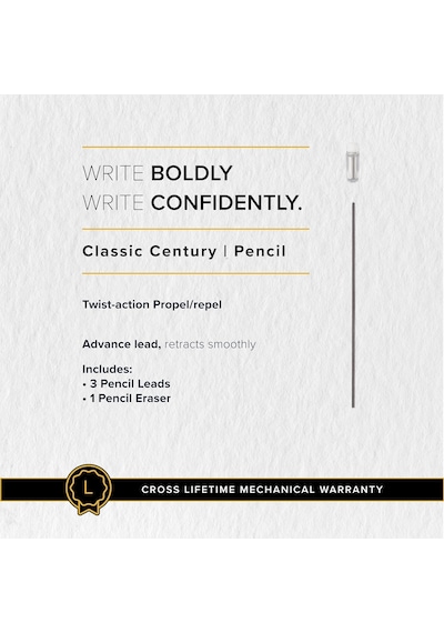 Cross 3503 Century Classic Mekanik Kurşun Kalem Krom Diğer