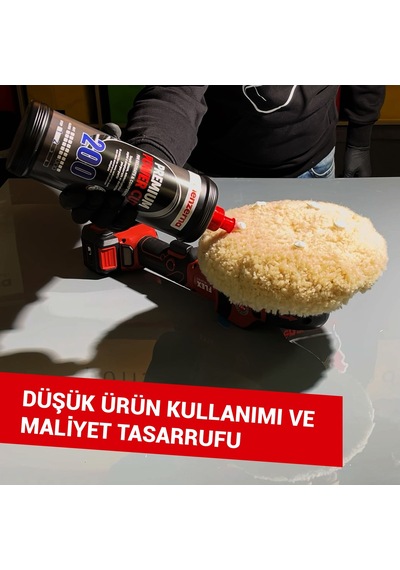 Menzerna Power Cut 200 Jelkot Boya Kompozit Çizik Giderici Kalın Pasta 1 Lt Fiberglas Marin Tekne