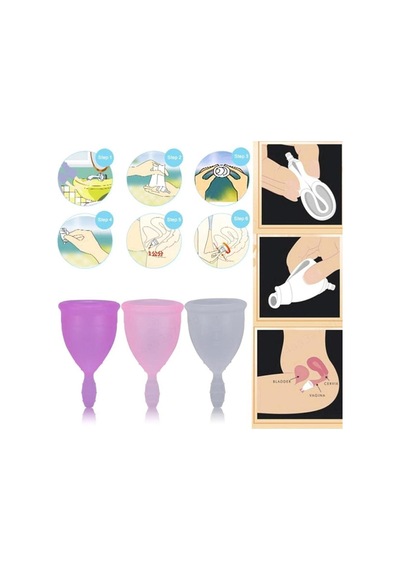 Elfsely Regl Adet Kabı Menstural Kap S