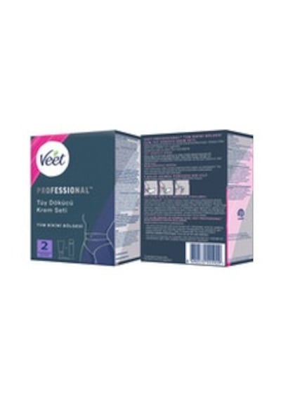 Veet Professional Bikini Bölgesi Tüy Dökücü Krem 2 x 50 ML + Tüy Dökücü Krem 50 ML +  Nemlendirici Köpük 50 ML