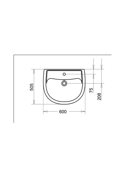 Alize Lavabo 50x60cm Turavit Diğer