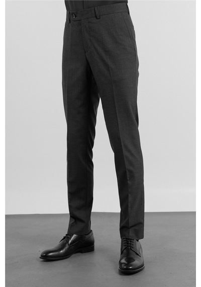 İmza Siyah - Antrasit Yan Cep Kazayağı Desen Slim Fit Esnek Classic Pantolon 1003255174 İmza Siyah - Antrasit Yan Cep Kazayağı Desen Slim Fit Esnek Classic Pantolon 1003255174