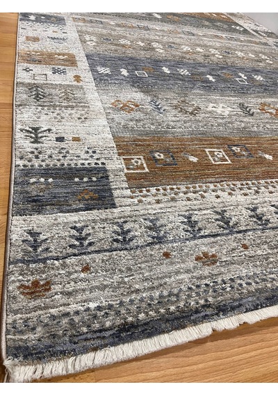 Merinos Halı Valeria Serisi 91010-110 Vintage Etnik Desenli Salon Oturma Odası Halısı Çok Renkli