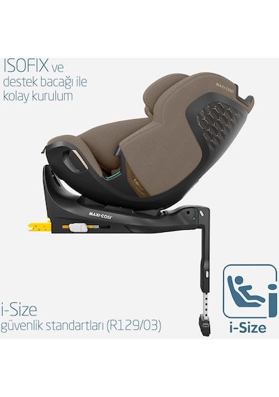 Maxi-Cosi Emerald 360 Pro I-Size Dünyanın İlk Kızaklı, Araç Dışına Çıkabilen, ADAC'lı 0-36 kg Bebek Oto Koltuğu