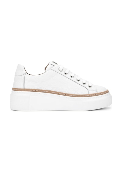 Tamer Tanca Kadın Hakiki Deri Beyaz Sneakers & Spor Ayakkabı 937 5022-09 Bn Ayk Y23 Beyaz Floter Beyaz