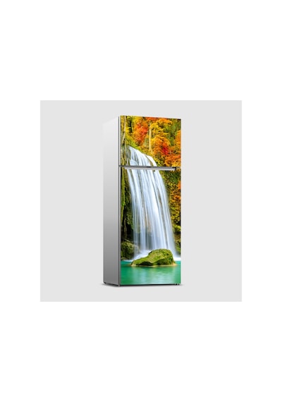 Sonbahar Şelalesi Buzdolabı Kaplama Sticker Kendinden Yapışkanlı Folyo 75x200 Cm
