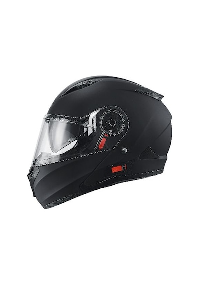 Ff868 Night Motosiklet Kaskı Güneş Vizörlü Çene Açılır Motorcu Kask Siyah