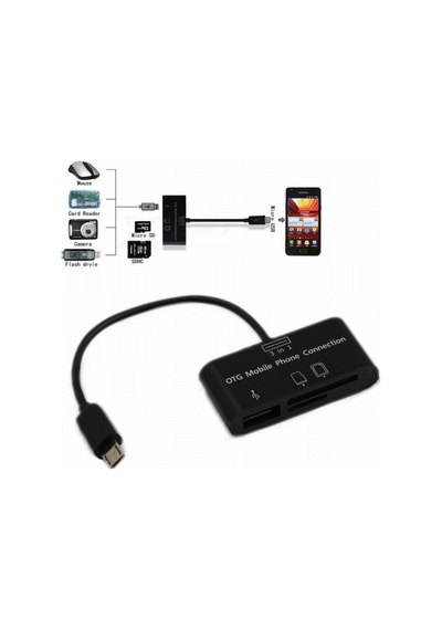 Anunnaki Micro Usb 3 In 1 Sd Tf Kart Okuyucu Otg Veri Aktarıcı