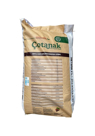 Çotanak 18-5-5+%6 Ca0+%4 Mg0+me Organomineral Gübre 25kg 25 KG