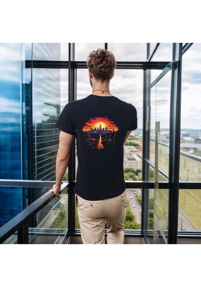 City T-shirt Siyah