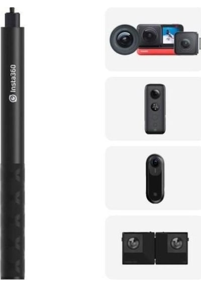 Insta360 Invisible Selfie Stick Siyah