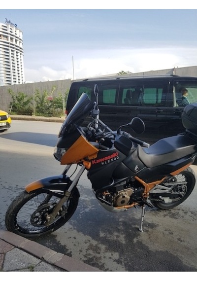 Zeus Motor 2005-2008 Kawasaki Kle 500 Uyumlu Uzun Ön Cam Füme Renk
