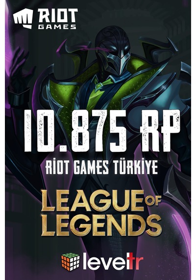 League Of Legends 10875 Rp Riot Points