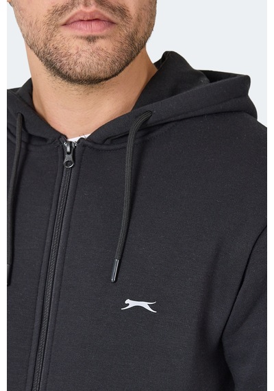 Slazenger Majestıc I Erkek Siyah Sweatshirt Siyah