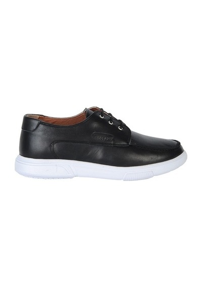 Dropland 8522 Siyah Cilt %100 Deri Erkek Casual Ayakkabı