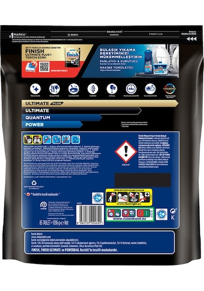 Finish Ultimate Bulaşık Makinesi Deterjanı Kapsül Tablet 85 Adet