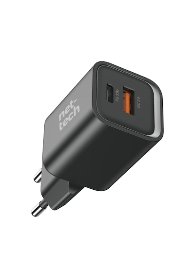 Nettech ANT-HCH07 2 Çıkışlı 33 W Gan PD+QC Şarj Aleti