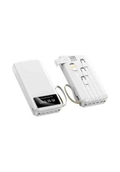 4 Çıkışlı 20.000 Mah Powerbank Taşınabilir Çoklu Giriş Beyaz 54058016