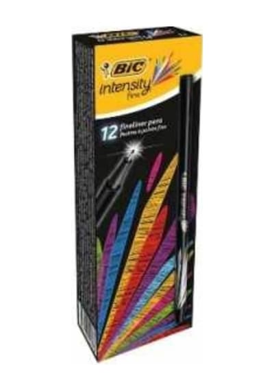 Intensity Fine Liner İnce Uçlu Kalem Siyah 12`li Kutu