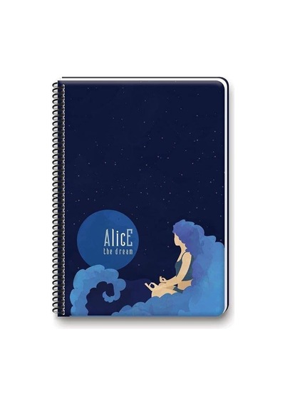 Keskin 179981 Defter A5 Alice Spr.sert 80 Yaprak Kar.410462