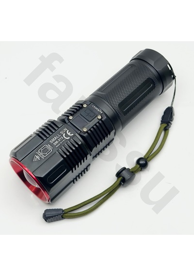 Sm-313 50w 5000 Lümen Profesyonel Şarjlı El Feneri - 1.5 Km Menzilli & 7200 Mah Güçlü Batarya Seti Siyah