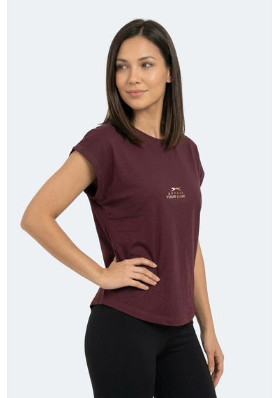 Slazenger Kapa Kadın Mürdüm Tişört