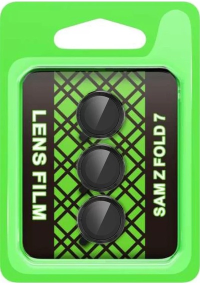 Newface Samsung Galaxy Z Fold 7 Raze Metal Kamera Lens - Siyah