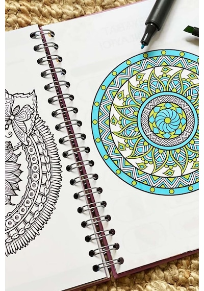 Disko Topu Tasarımlı Spiralli Sticker'lı Tarihsiz Konuşan Ajanda Haftalık Planlayıcı Defter renkli