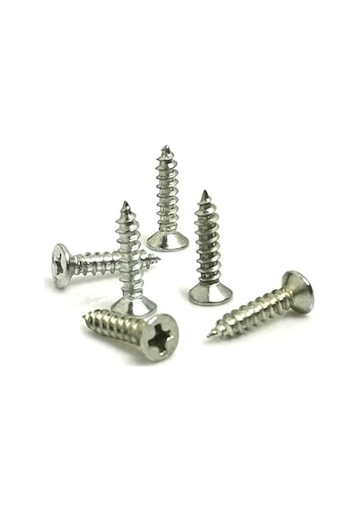 Klips, Menteşe, Ayak, Ağaç, Sunta Vidası 2,2x13 Mm - Nikel 100 Adet