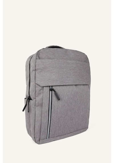 Defacto Dikey Ön Cepli Dokulu Erkek Sırt Çantası H9239axnsgr41 Gri-gr41