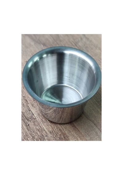4 Adet 304 Paslanmaz Çelik Reçellik Hardal/salata/domates Sosu Çeşni/sos Kabı Çap 7,5 Cm Çelik