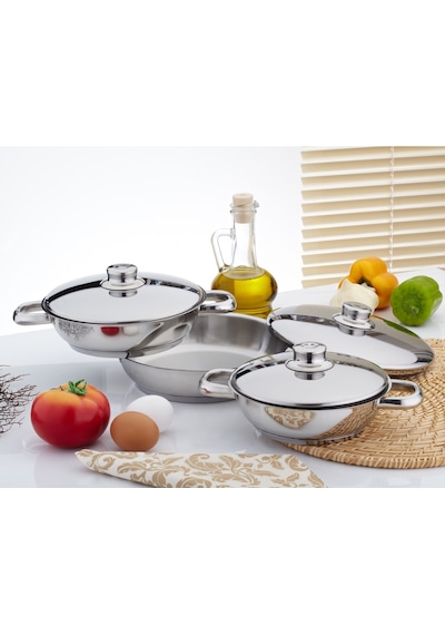 Gülsan Çelik Kapak 6 Parça Omlet Set
