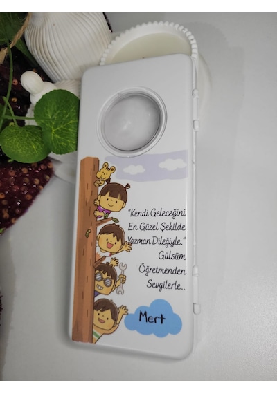 Uv Baskılı İsime Özel Plastik Kalemlik 10'lu Paket