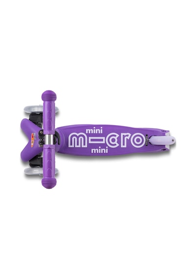Micro Mini Deluxe Foldable 3 Tekerlekli Scooter Led Mor