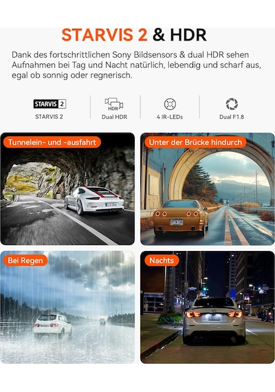 Vantrue N2x 2.7k+1080p Araç İçi Araç Kamerası, Starvıs 2 Çift Hdr Gece Görüşlü Araç Kamerası, 2,5k/60fps Ön, Gps, 5ghz Wifi, Uygulama Ve Ses Kontrolü, Gdpr Uyumlu, 7/24 Park Modu, G Sensör, Maks. 1tb Vantrue N2x 2.7k+1080p Araç İçi Araç Kamerası, Starvıs 2 Çift Hdr Gece Görüşlü Araç Kamerası, 2,5k/60fps Ön, Gps, 5ghz Wifi, Uygulama Ve Ses Kontrolü, Gdpr Uyumlu, 7/24 Park Modu, G Sensör, Maks. 1tb