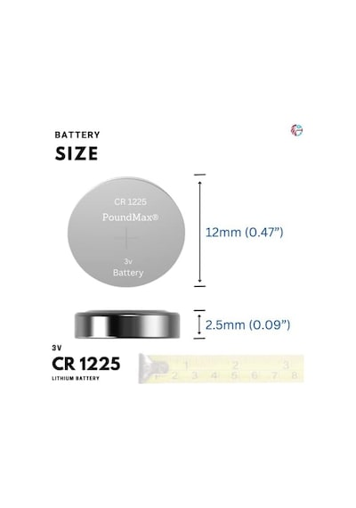 1225 Cr1225 Dl1225 3 V Lityum Düğmeli Piller 5'li Paket