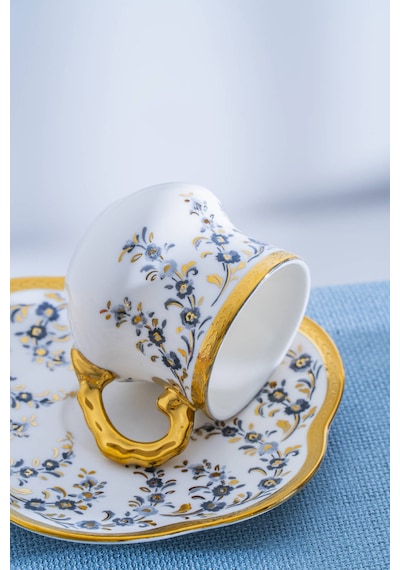 Acar Malissa 6 Kişilik Kahve Fincan Takımı - 90 Ml Renkli