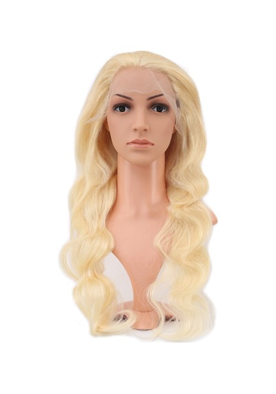 Gerçek Front Lace Dalgalı Platin Tül Peruk - 70-75cm
