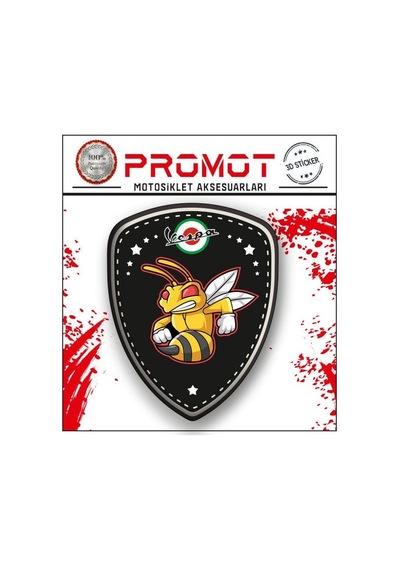 Vespa Damla Logo Sticker 25 Diğer